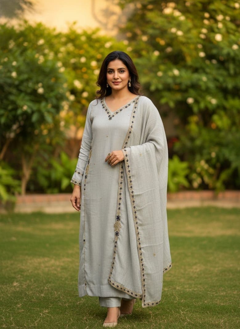 Mystic Sapphire Elegance Kurta